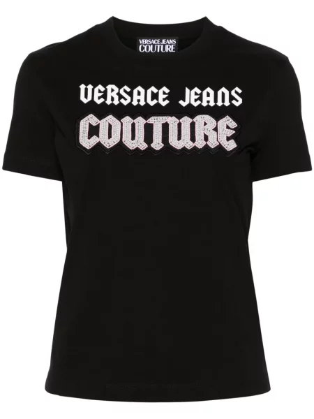 Tricou Versace Jeans Couture negru