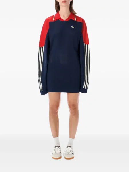 Hanorac Adidas plasă cu autograf cu dungi negru