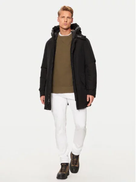 Bunda Woolrich Polar High Collar Parka black černá