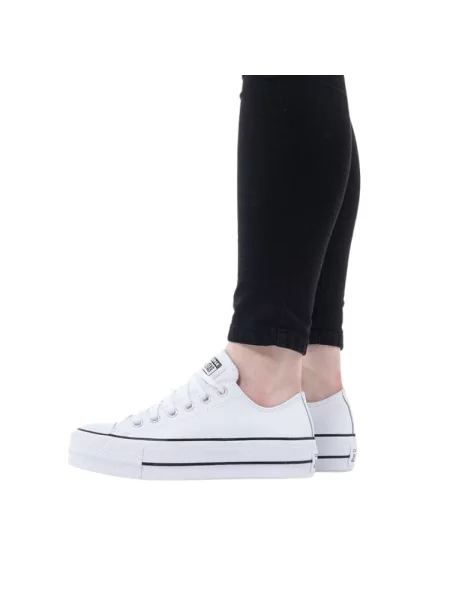 Sneakersy Converse Chuck Taylor All Star skórzane białe