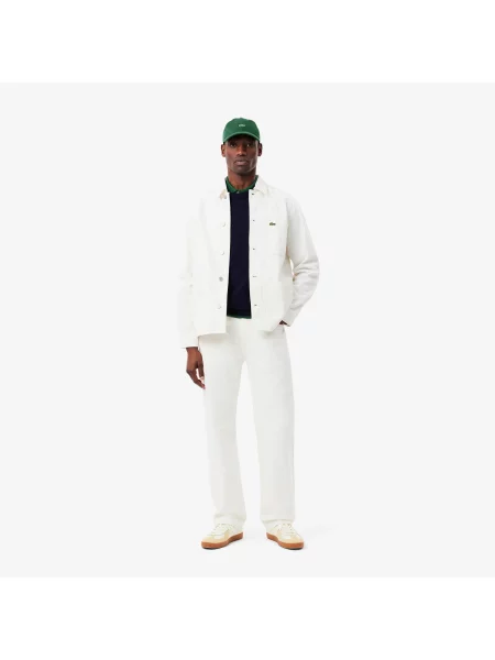 Lacoste Monochromatyczny Sweter Z Okrągłym Dekoltem granatowy