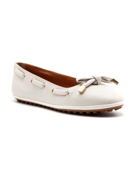 Balerinki Tod's skórzane białe