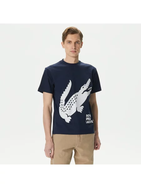 Lacoste футболка чоловіча Regular Fit синя