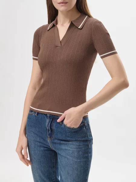Поло Armani Exchange коричневе