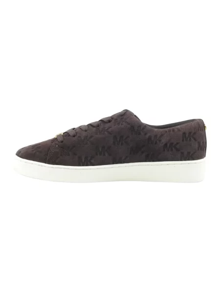 Sneakersy Michael Kors sznurowane skórzane brązowe