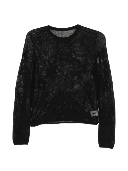 Top Less din jacard negru