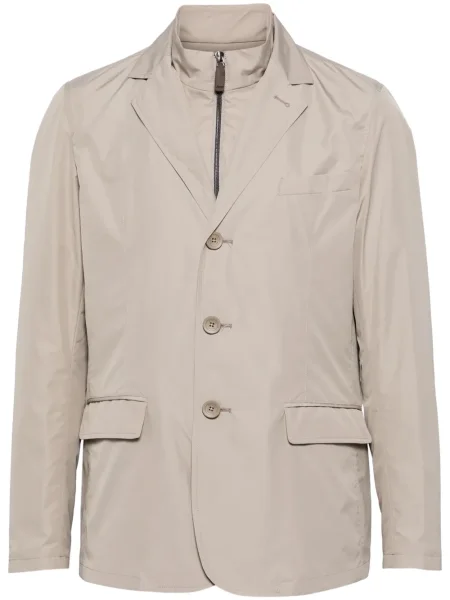 Jednořadé sako Herno šedé