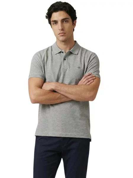 Tricou polo Gant albastru