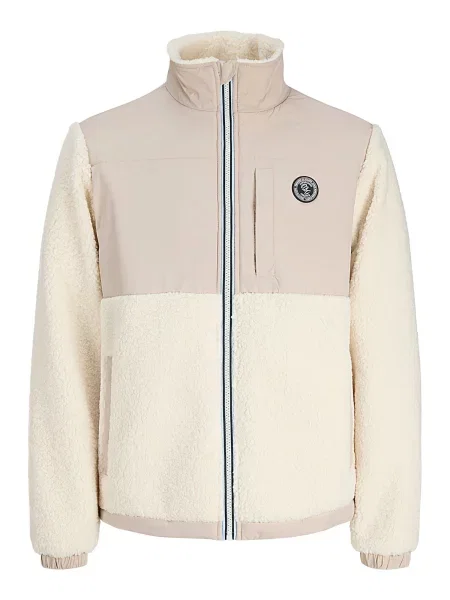 JACK & JONES Geacă de primăvară-toamnă JORFrederiksberg ecru / taupe gri