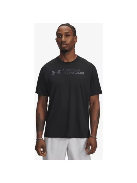 Koszulka Under Armour Tech Reflective krótki rękaw S czarna