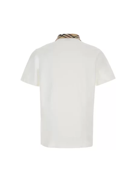 Koszulka polo Burberry biała