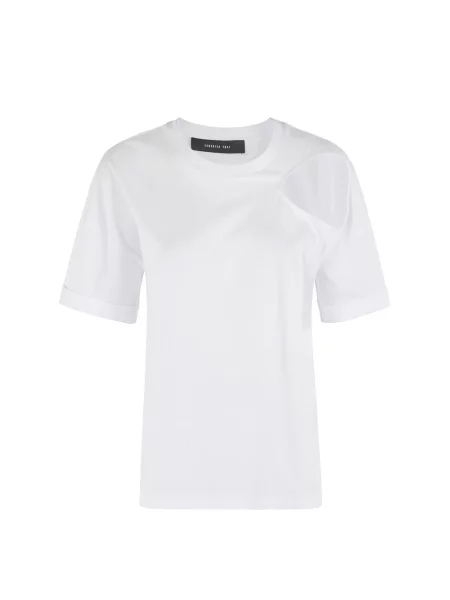 Koszulka Federica Tosi z dżerseju biała