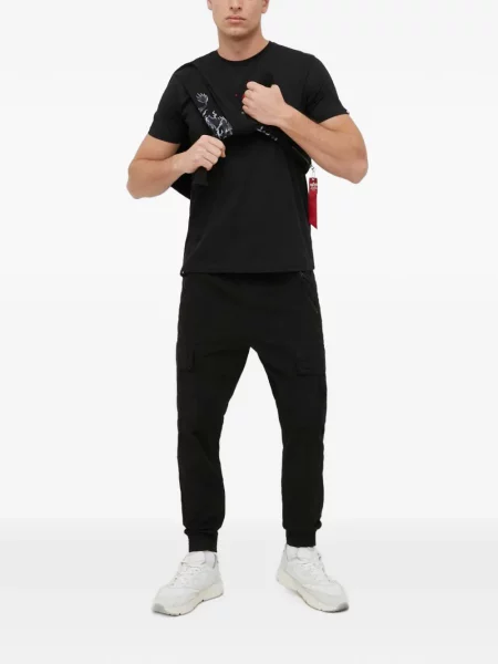 Pantaloni cargo Alpha Industries alergare negru