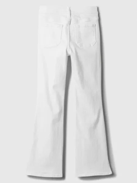 Pantaloni copii Gap alb