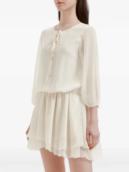 Rochie mini B+ab cu legături