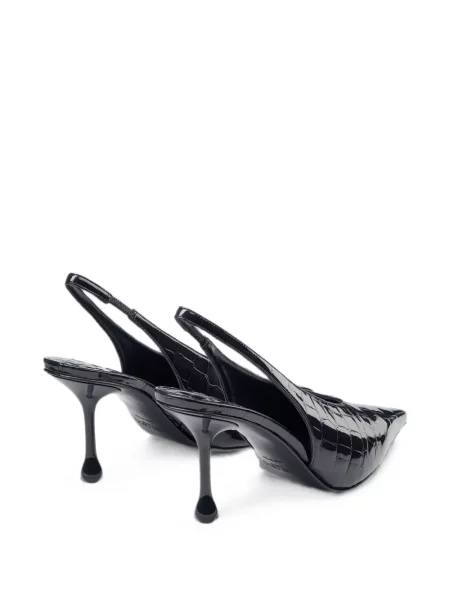 Pantofi cu toc Jimmy Choo din piele slingback albastru