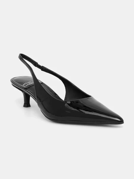 Кожени обувки с тънък Jeffrey Campbell Persona черно