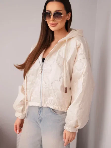 Geacă Kesi Włoski cu glugă albastru