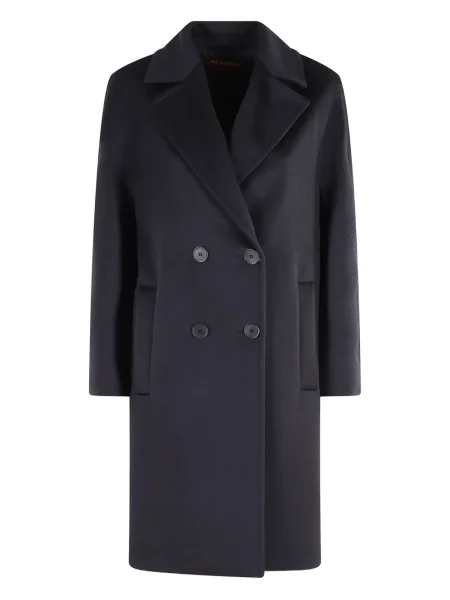Palton Max Mara de lână albastru