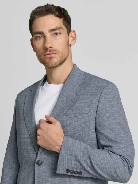 Marynarka garniturowa o kroju regular fit z mieszanka wełny model DUKE' Selected Homme