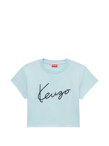 Tricou Kenzo cu broderie albastru