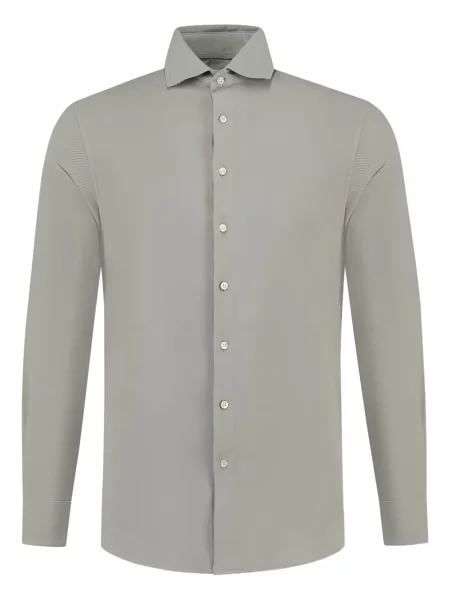 Кашмирена риза Doriani Cashmere с дълъг ръкав сиво