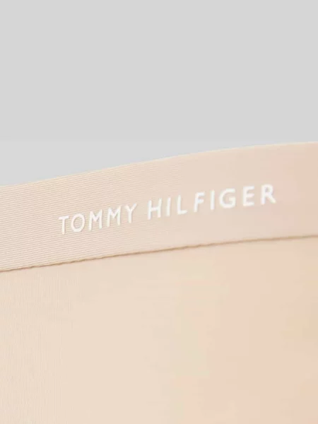 Figi z półprzezroczystego materiału model ‘Tailored Comfort’ Tommy Hilfiger beżowe