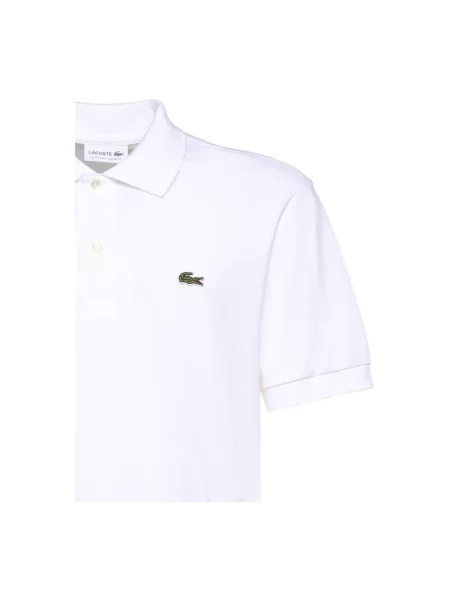 Koszulka polo o kroju regular fit z mieszanki bawełny Lacoste biała