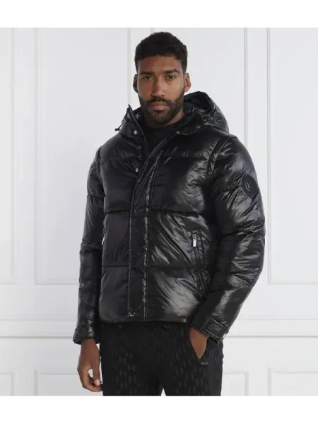 Karl Lagerfeld Geacă 2 în 1 HOODED BLOUSON negru
