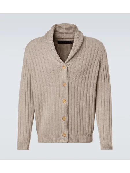 Cardigan Arch4 din cașmir bej