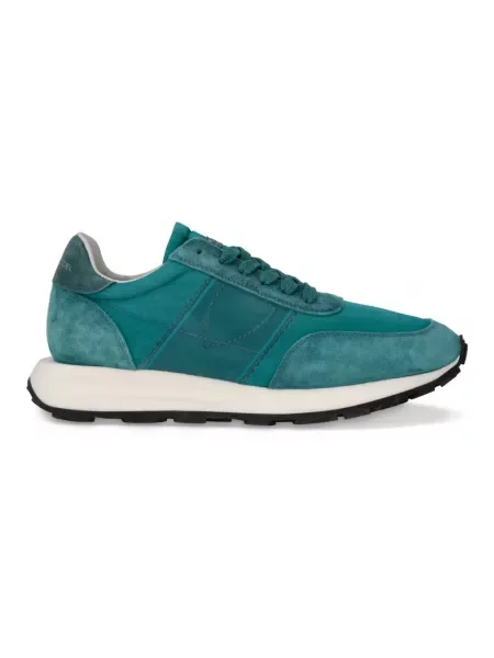 Buty do biegania Philippe Model zamszowe do biegania zielone