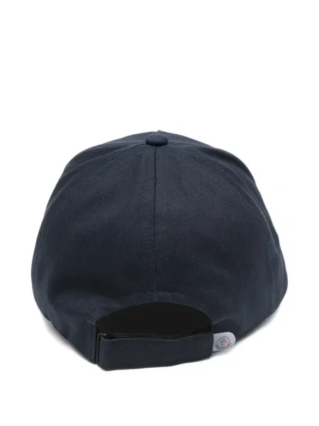 Czapka z daszkiem dziecięca Moncler Enfant niebieska