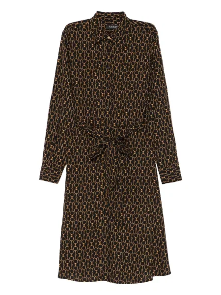 Rochie maxi Lauren Ralph Lauren până la genunchi de costum negru