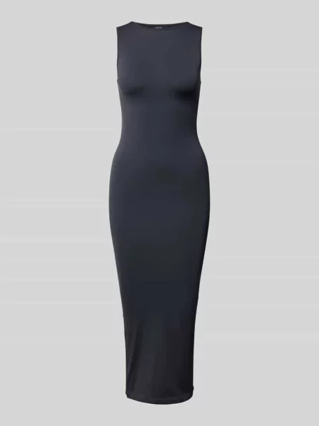 Sukienka midi z okrągłym dekoltem Magic Bodyfashion