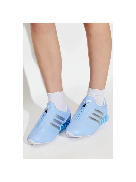 Sneakersy Adidas Originals skórzane niebieskie