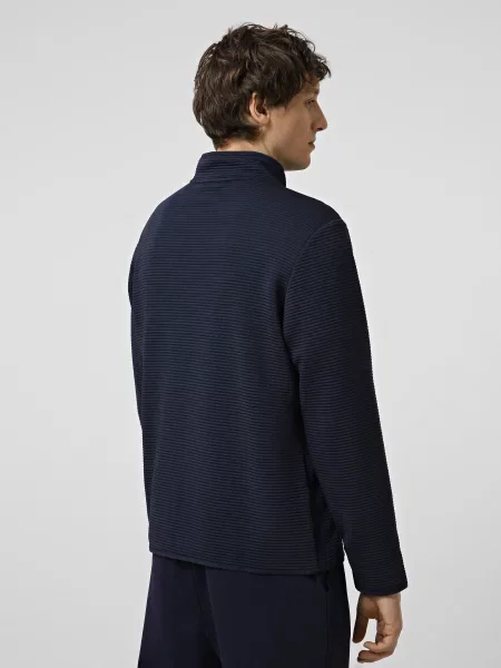 Спортивна кофта Skechers темно-синій поліестер/спандекс синій