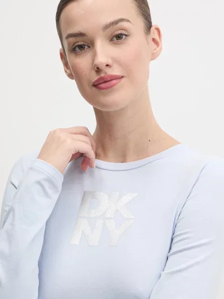 Hosszú ujjú hosszú felső Dkny kék