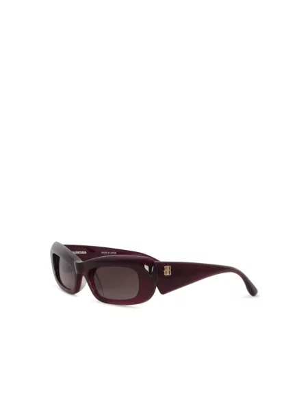 Okulary przeciwsłoneczne Balenciaga brązowe