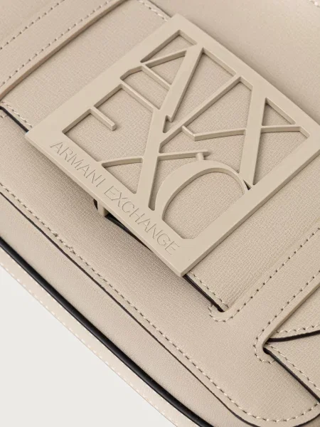 Кожаная сумка через плечо Armani Exchange
