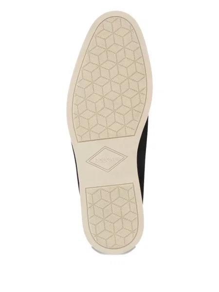 Pantofi loafer Doucal's din piele de căprioară albastru