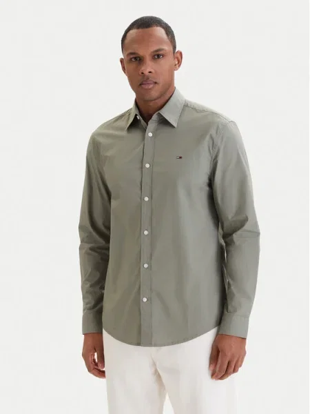 Tommy Jeans Cămașă verde