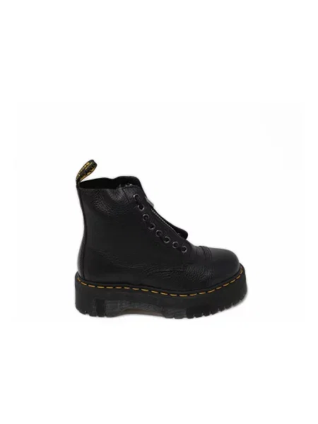 Botki Dr. Martens sznurowane skórzane czarne