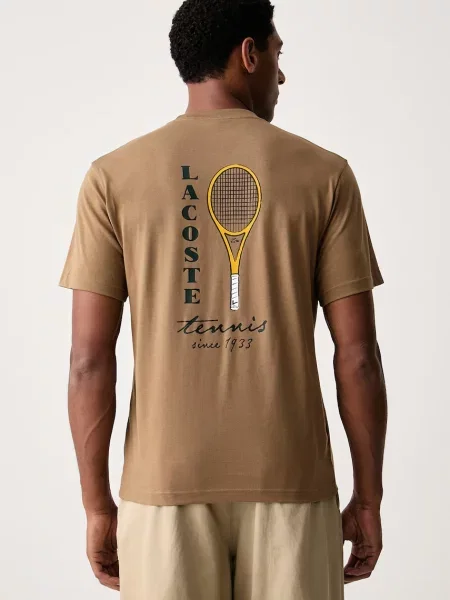 Lacoste tricou pentru bărbați din bej