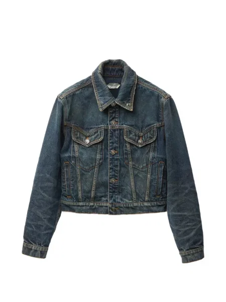 Geacă de blugi Versace albastru