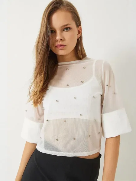 Bianco Lucci Halenka bílá