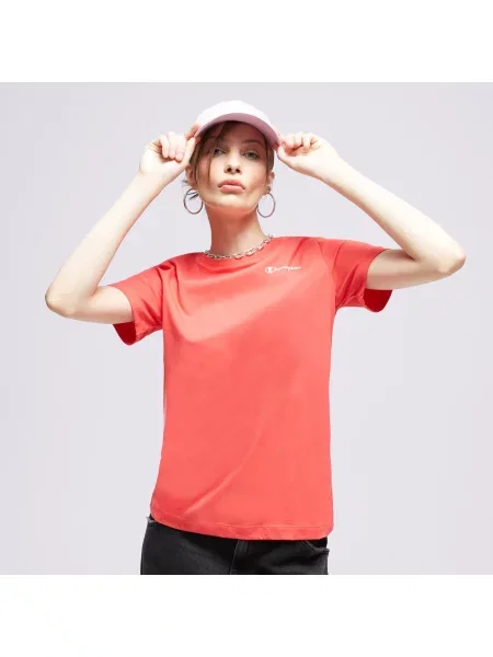 Champion T-Shirt Crewneck T-Shirt różowa