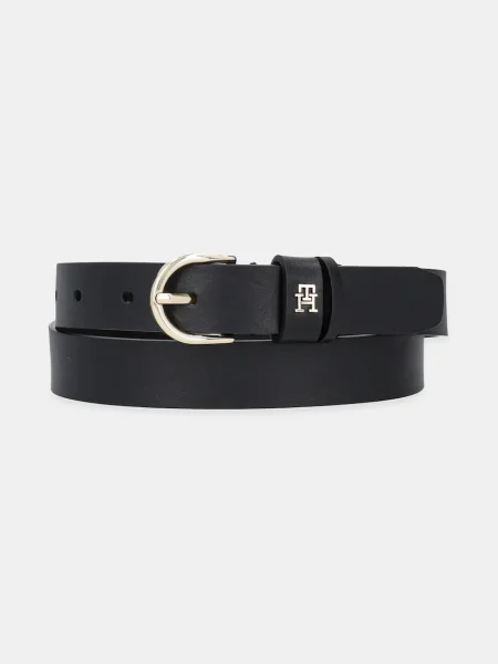 Кожен Tommy Hilfiger бежово черно