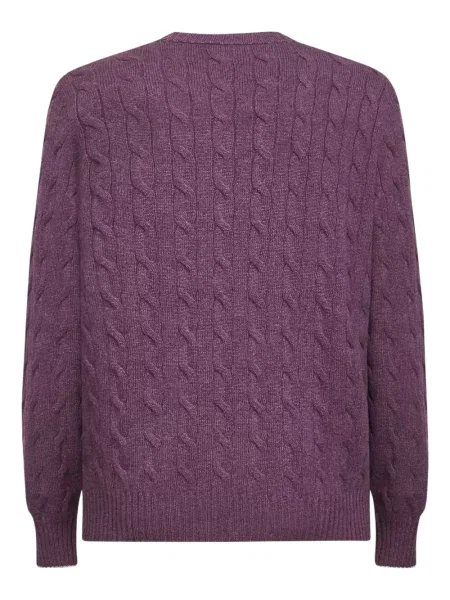 Pulover Brunello Cucinelli din cașmir violet