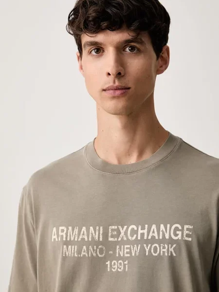Armani Exchange férfi póló bézs