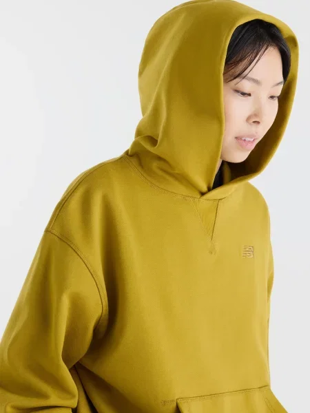 Махрове худі New Balance жовте